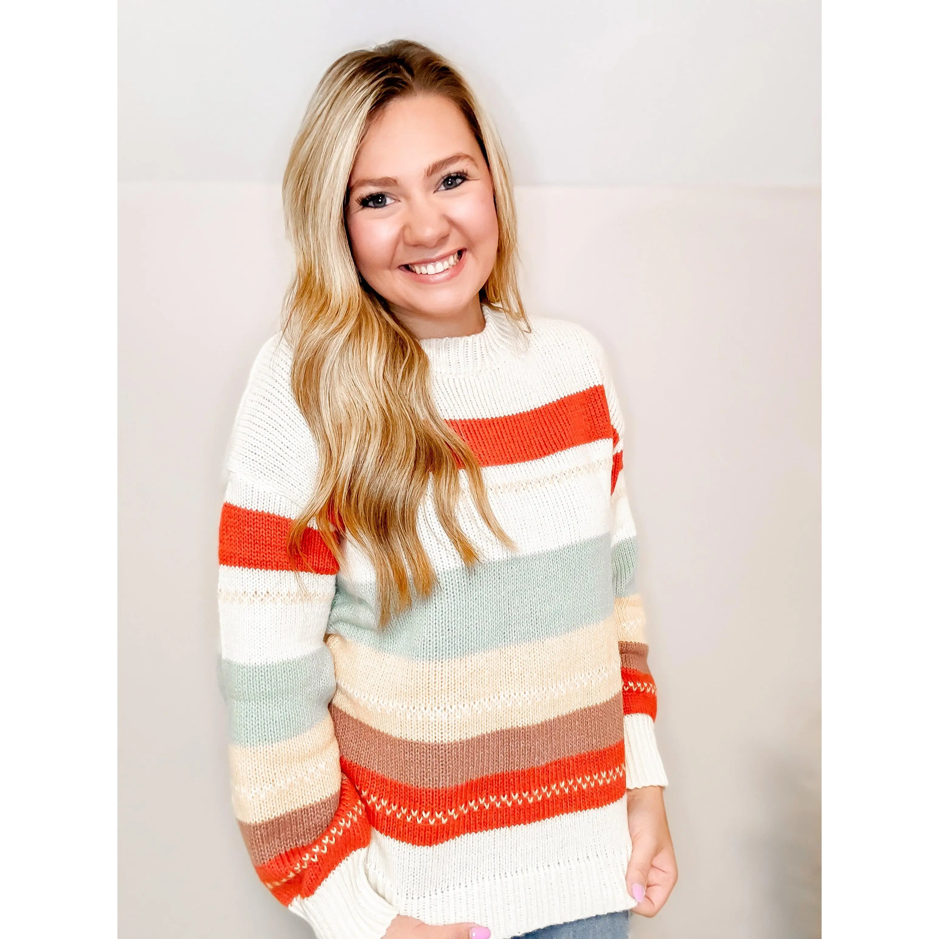 Ready for Anything Color Block Sweater