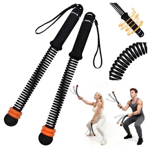 Mother's Day Gifts  New Upgrade Weighted Cordless Battle Ropes – Quiet Ropeless Training Rope Fitness Equipment for Home Gym, Portable Exercise Battle Rope for Women & Men, Indoor & Outdoor Workouts