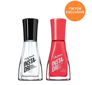 Sally Hansen Insta Dri Electric Feels + Clearly Quick Duo Bundle