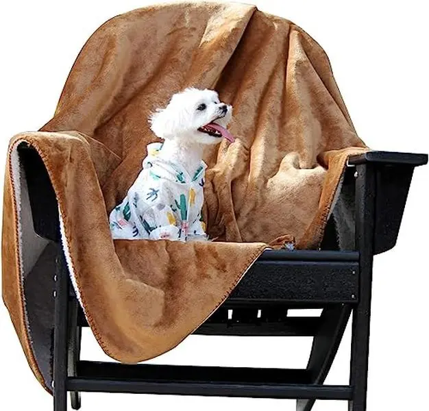 60x 50'' Waterproof Blanket for Bed and Sofa to Cover Medium Pet, Adults