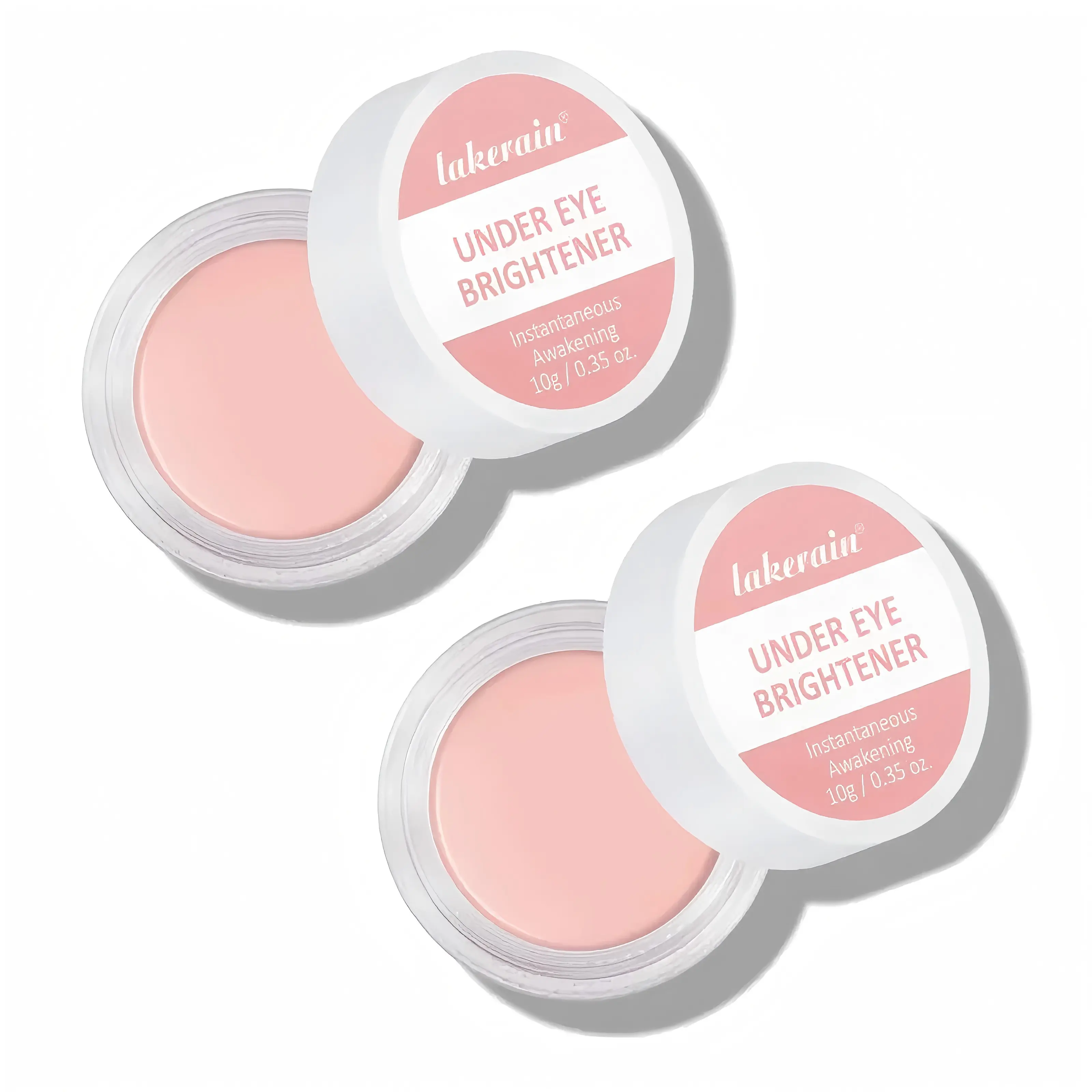 Under-Eye Brightening Corrector for Dark Circles, Full Coverage Peach Concealer Pot, Waterproof and Nourishing Cream Cosmetic for Mature Skin, Apply Under Eye, Cream Pot