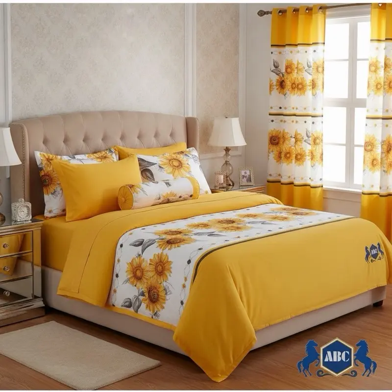 8 Piece King Size Sheet Set – Floral Design