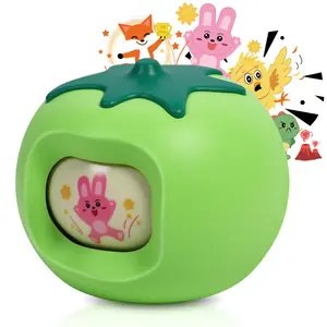 Intejoy ES3 Multifunctional Speaker 2-in-1 Emotional Learning Toy, Bluetooth Storyteller with 200+ Interactive Files, Tomato Face Holiday Gift for Kids Ages 3-6 (Smartphone Audio Compatible)