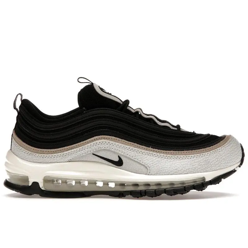 Nike Men's Air Max 97 Light Bone Khaki Black Running Shoes, from StockX