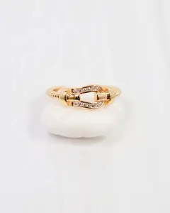 Bangor Buckle Ring WR Gold