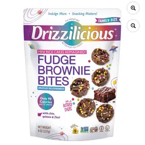 Drizzilicious Fudge Brownie Mini Rice Cakes, 8 oz