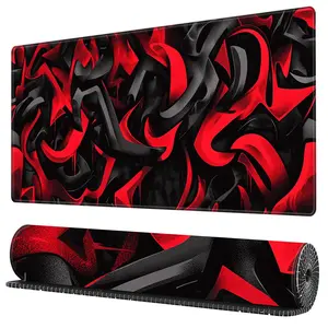 Graffiti Art Pattern Mouse Pad, Rectangle Gaming Mouse Pad, Anti-slip Mousepad, Office Desk Keyboard Mouse Mat for Home Office Game Room Desk, Office Desk Accessories