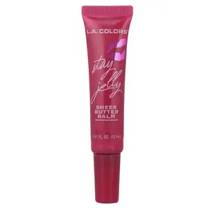 L.A. Colors Stay Jelly, Sheer Butter Balm, CLG464 Sweet Note, 0.14 fl oz (12 ml)