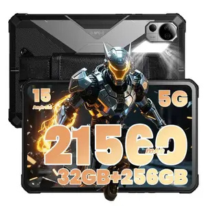 FOSSIBOT DT3 5G Rugged Android 15 Tablet, Dimensity 7300 5G Waterproof Tablets, 21560mAh 66W, 32GB+256GB/2TB Rugged Tablet, 10.4-inch 2K Screen, 64MP+32MP, Dual SIM/WiFi 6/NFC/IP68/IP69K