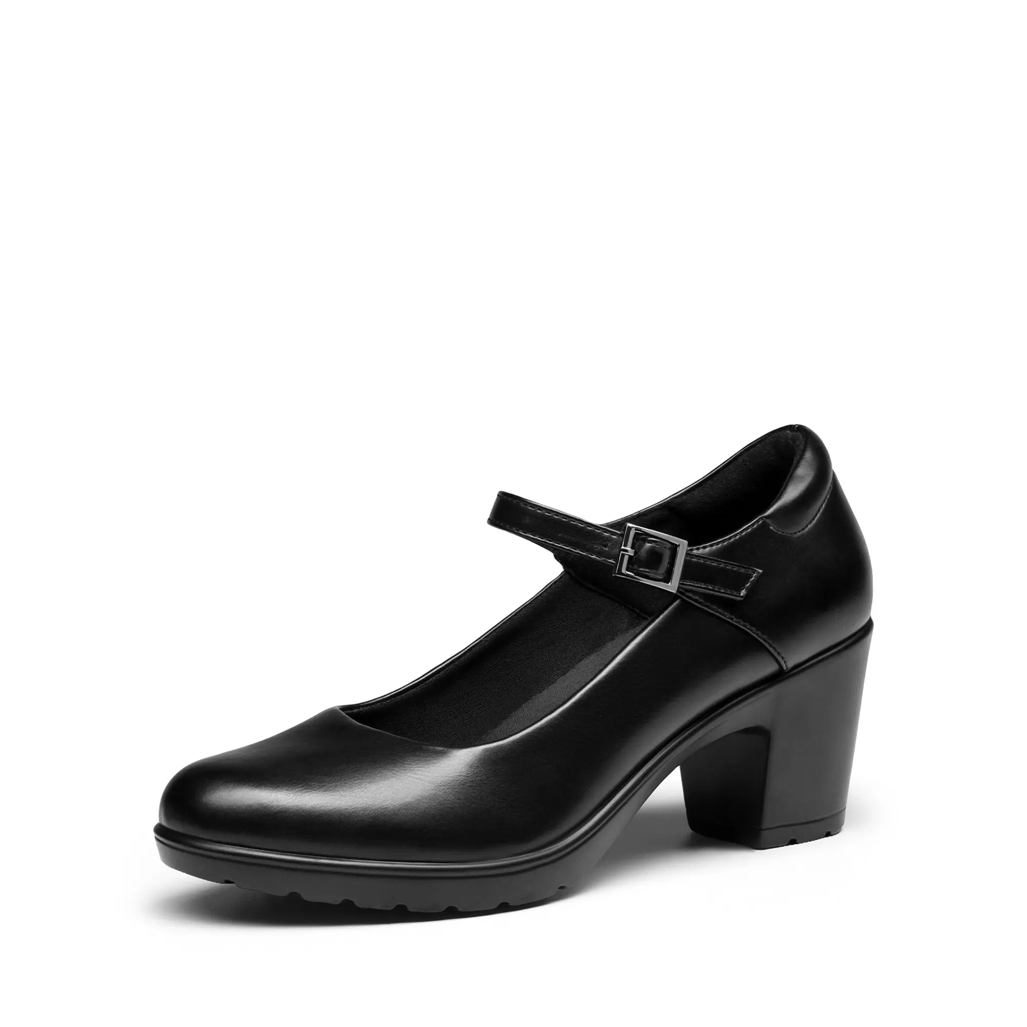 DREAM PAIRS Edenia Round Toe Mary Jane Pumps
