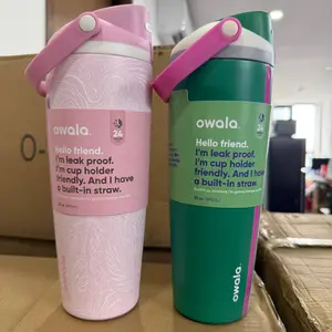 Owala Birthday Bash 2026 Collection: Coastal Bohemian 30oz Freesip Sway Tumbler, Suitable For Travel, Daily Use, Water Bottle For Summer
