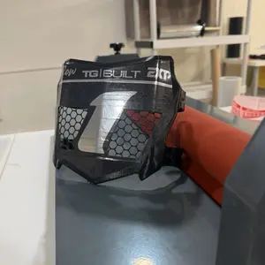 Vented plate with decals