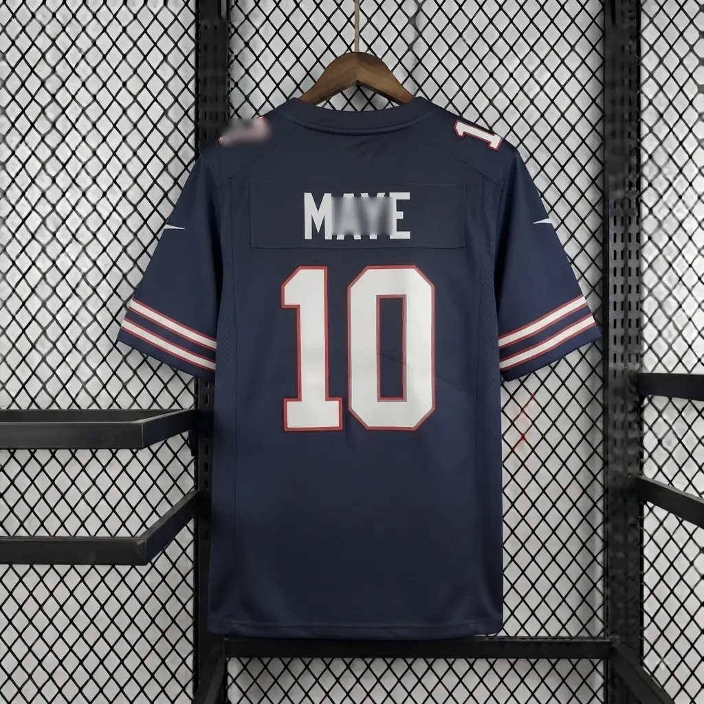 Men's #10 Navy Player Game Jersey, Football Jersey, Gift for fans