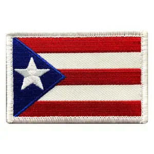 Puerto Rico State Flag Tactical Hook Patch (3.0 X 2.0-P14)