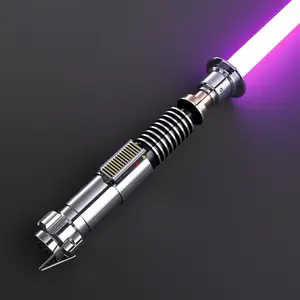 Daguang Luke Skywalker Lightsaber Rechargeable Metal Handle Adult Edition Essence Toys Series Motion Controlled Sound Effects Rey Spinning Blade Halloween Steel