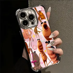 Funny Marcus The Worm Phone Case Protector Suitable for iPhone 17 16e 16 15 14 13 12 11 Mini Pro Max Air X XR XSMAX 8 7 Plus Anti Fall Protective Transparent Soft Back Cover