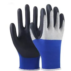 High Voltage Work Gloves for Electricians - Insulated Rubber Grip Gloves - Flame Retardant & Non-Slip Safety Gloves - 500V Protective Gloves for Electrical Tasks - Durable Blue & White Design (1PC) magnetic welding holder apex  welding  products