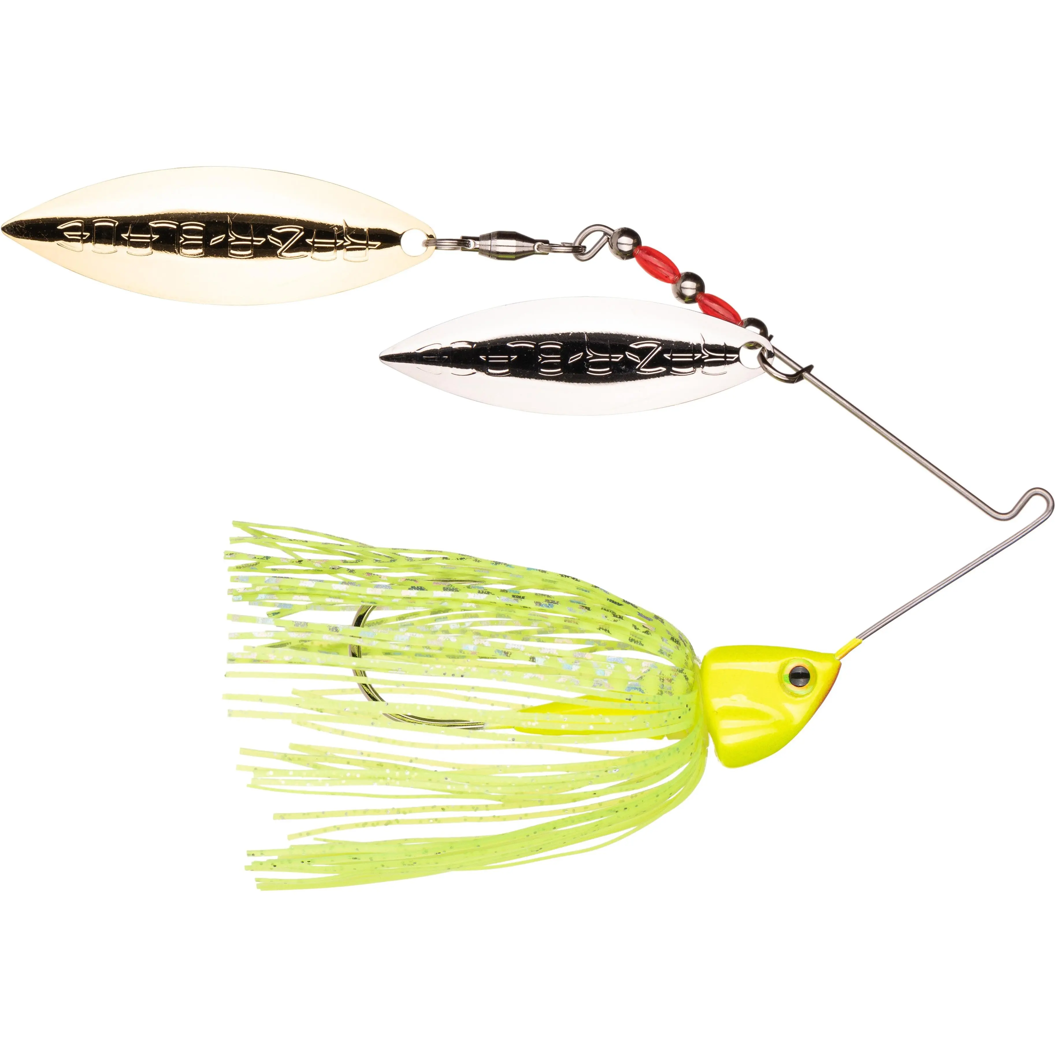 Strike King Burner Spinnerbait with Double Willow Blade, Fishing Hook Set for Outdoor Fishing Activities, Gamakatsu Hook