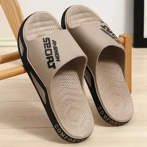 Unisex Open Toe Anti-Slip Casual Slides - Breathable, Lightweight, Quick-Drying Footwear with Geometric Print for Indoor, Outdoor, Shower Use (Home Supplies Rain Shoes & Covers Category), Open Toe Slippers