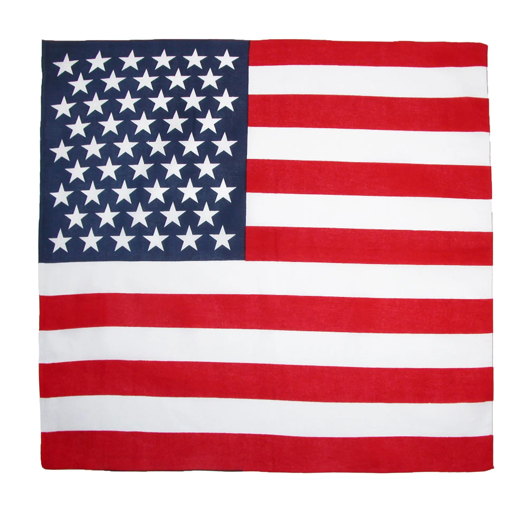 ctm Patriotic American Flag Bandana, Graphic Cotton Headwear Accessory for American Flag Lovers, Perfect to Decorate or for DIY Crafts