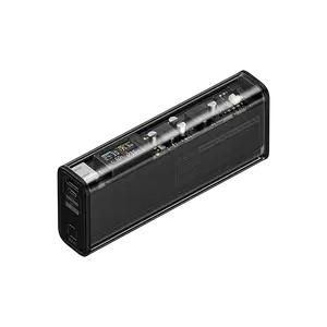 SHARGE Shargeek 140 Portable Charger Power Bank with USB C & A for MacBook Pro iPad iPhone Samsung Smartphone, 20,000mAh Capacity, 140W Max Dual-Port Output, Black/White Monochromatic Aesthetics, Samsung 21700 Batteries