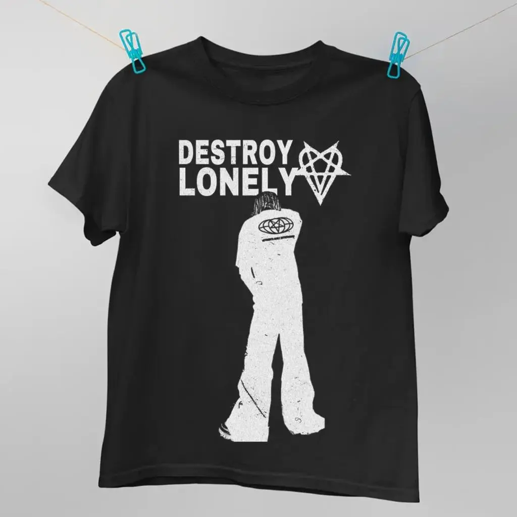 Destroy Lonely Forever Tour 2026 Vintage Bootleg Graphic Shirt Rage Rap Concert Tee HY6358