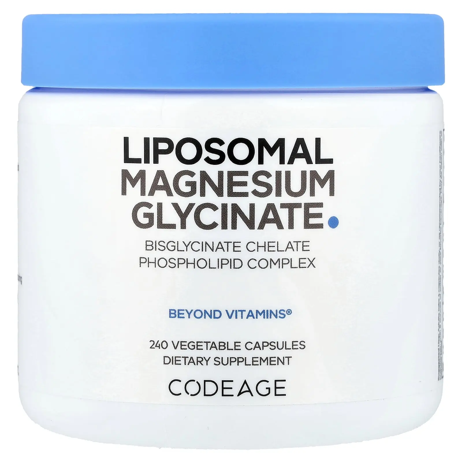 Codeage Liposomal Magnesium Glycinate, 240 Vegetable Capsules