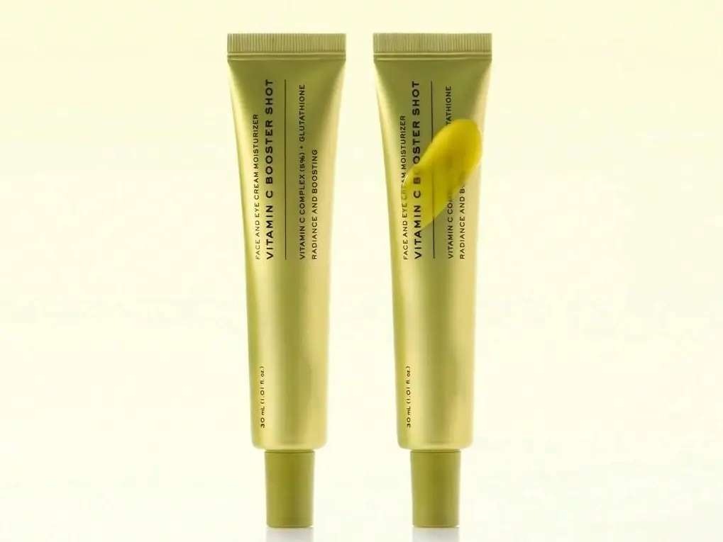 2pcs Vitamin C Booster Shot Serum with Glutathione, Niacinamide, Vitamin E - Daily Brightening Korean Glass Skin Skincare, 30ml/1.01 Fl.Oz - Targets Dark Spots, Fine Lines