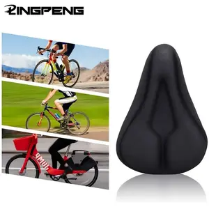 3D Soft Thickened Bicycle Seat Breathable Bicycle Saddle Seat Cover Comfortable Foam Seat Mountain Bike Road Cycling Pad CushionCover, Bicycle Accessories
