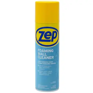 Zep Foaming Wall Cleaner, Household All-Purpose Cleaner for Baseboards, Removes Stains and Ink, Easily Removable Formula