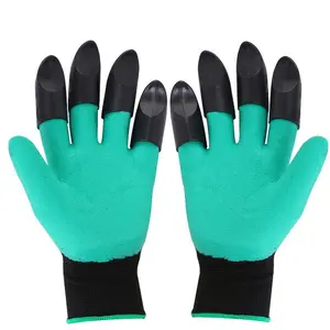 Garden Digging Gloves with Claw, Unisex 2 Hands Garden Work Gloves, Yard Work Safety Gloves, Garden Tools, Easy Digging Planting Gloves