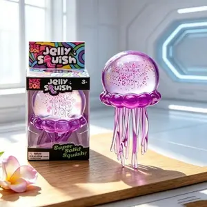 NeeDoh Jellyfish Squishy, Slow Rise Sensory Fidget for Adults