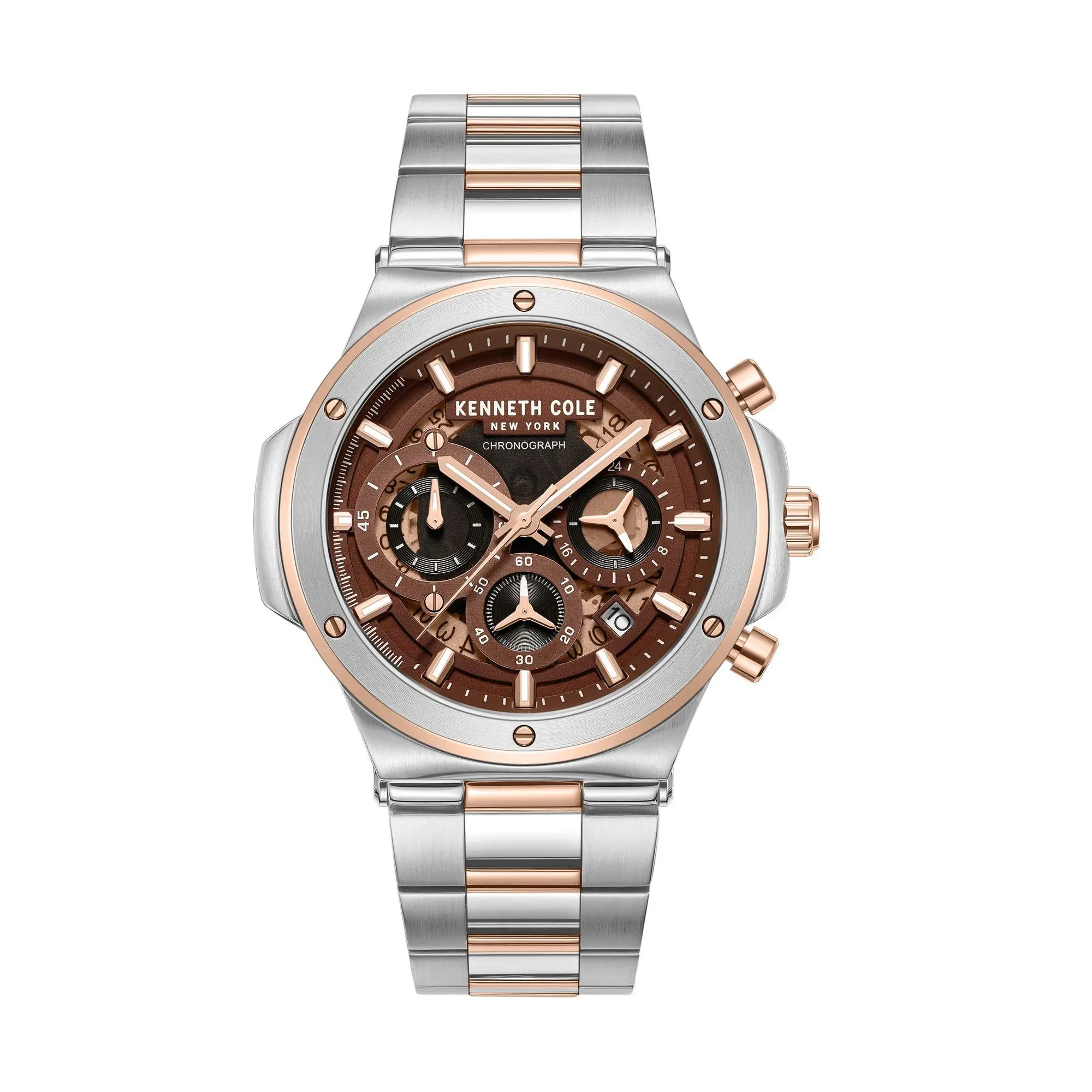 Kenneth Cole New York Men's Dress Sport Brown Dial Watch