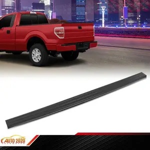 Fit For Ford F150 09-14 Rear Tailgate Moulding Top Protector Spoiler Cover Black