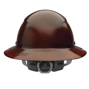DAX HDF-15NG Full Brim Hard Hat with Full Brim Design and Dark Color Safety Gear