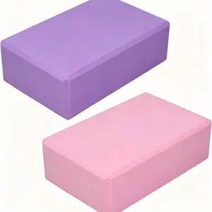 Yoga Blocks, Soft Non-Slip Surface, Premium Foam, Supportive & Lightweight, Odor Resistant, Ideal for Pilates, Meditation, Fitness, Stretching, Toning