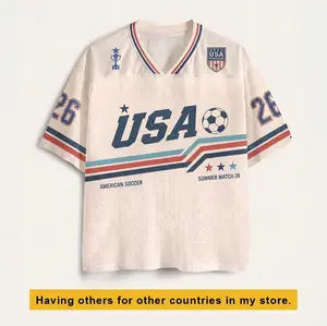 USA Soccer Jersey for Men, American Flag Football Uniform, Patriotic Soccer Shirt, USA Fan Apparel, Game Day Gift