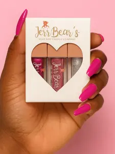 JERRBEAR'S Hydrating Lip Gloss Set - Moisturizing Lip Makeup with a High-Shine Glossy Finish for Daily Wear