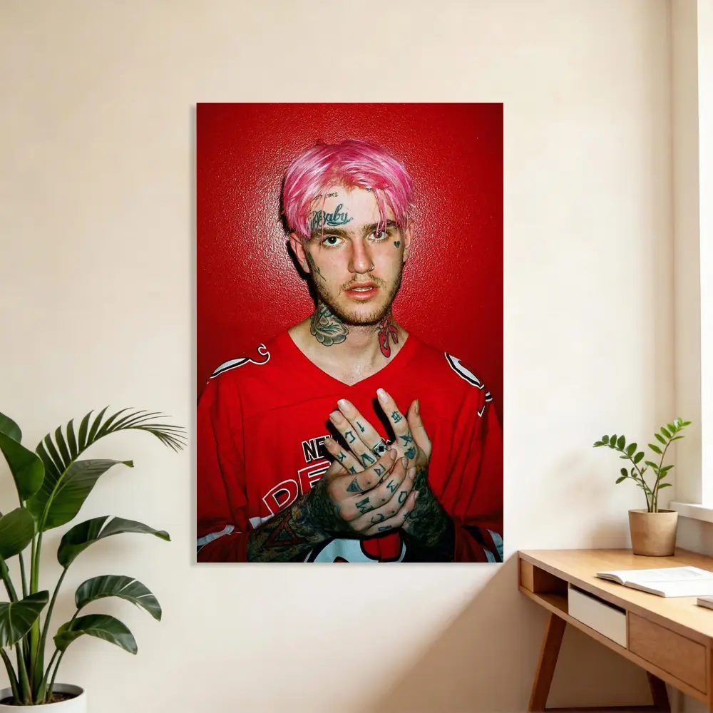 Lil Peep Canvas Posters Art Work for Wall Decor, Home Decor for Living Room, Decorative Classic Poster Canvas Poster Painting Porch Living