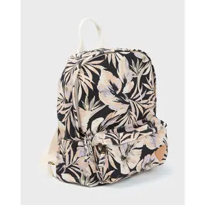 Mini Mama Backpack - Black Floral