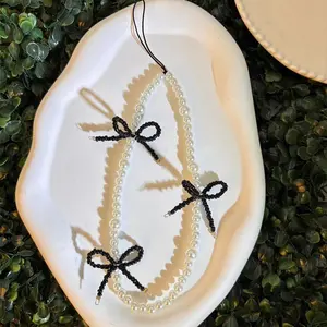 Bowknot Design Phone Chain, Cute Phone Lanyard, Fashion Phone Strap, Cell Phone Charm for Women & Girls, Mobile Phone Decoration Accessories