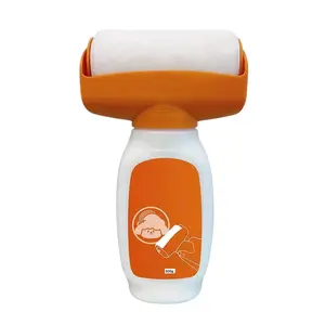 Refillable 4-Inch Paint Roller Brush with 500ML Storage, Convenience Wall Repair Tool, Touch Up Painter, Graffiti Art & Craft Supplies, Painting Smear