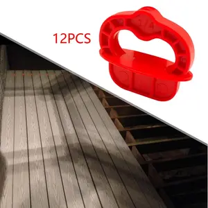 12Pcs Deck Board Jig s Practical Board Mezzanine  Board Jig for Hardwood Decking Tool PVC Board Board Composite