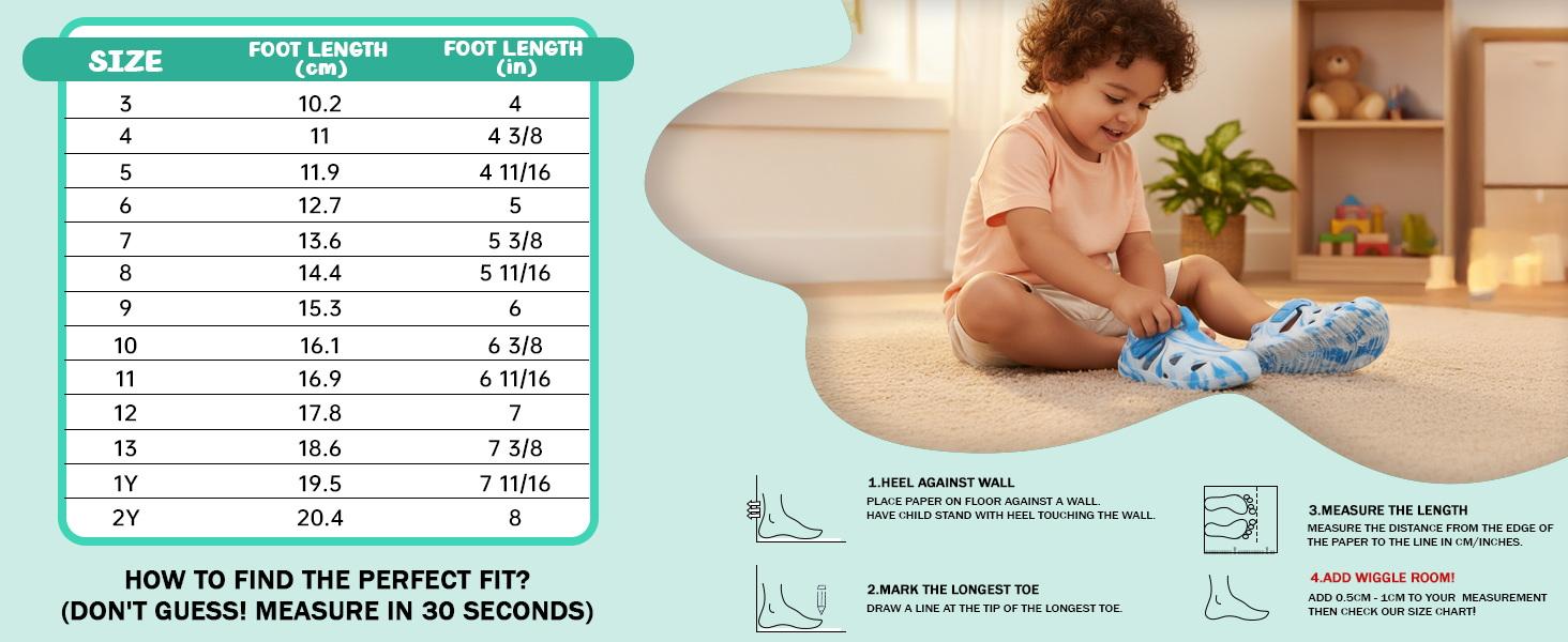 Toddler Water Shoes,Wide Toe & Quick-Dry Barefoots for Boys Girls, Non-Slip Zero Drop Lightweight Closed Toe Summer Beach Pool swim Sandals for Kids