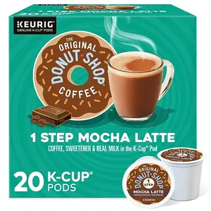 The Original Donut Shop One Step Mocha Latte Coffee Keurig K-Cup Pods