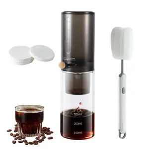 Manual Drip Coffee Maker with Filter, Hand Brew Coffee Machine for Home and Commercial Use, DIY Perfect Coffee Tool for Kitchen