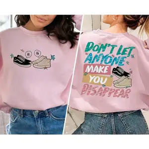 Heartstopper Leaves Shirt Don't Let Anyone Make You Disappear Shirt Heartstopper Sweatshirt Nick And Charlie Hoodieheartstopper Lgbt Tee