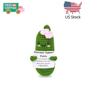 Emotional Encouraging Support Pickle,Funny Encouraging Pickle with Emotional Encouraging Card(Pickle)