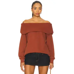 Free People x REVOLVE Off Chill Sweater in Brick Wall