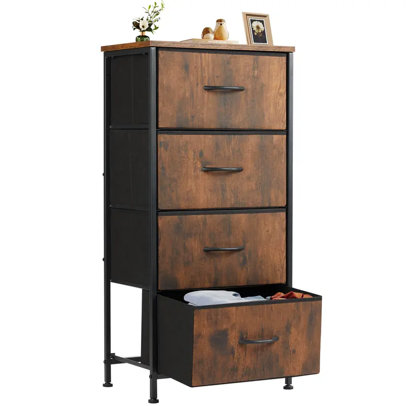 knee length dresses for ladies Nathan James Set of 2 Kova Rattan Dresser Oak main image 0